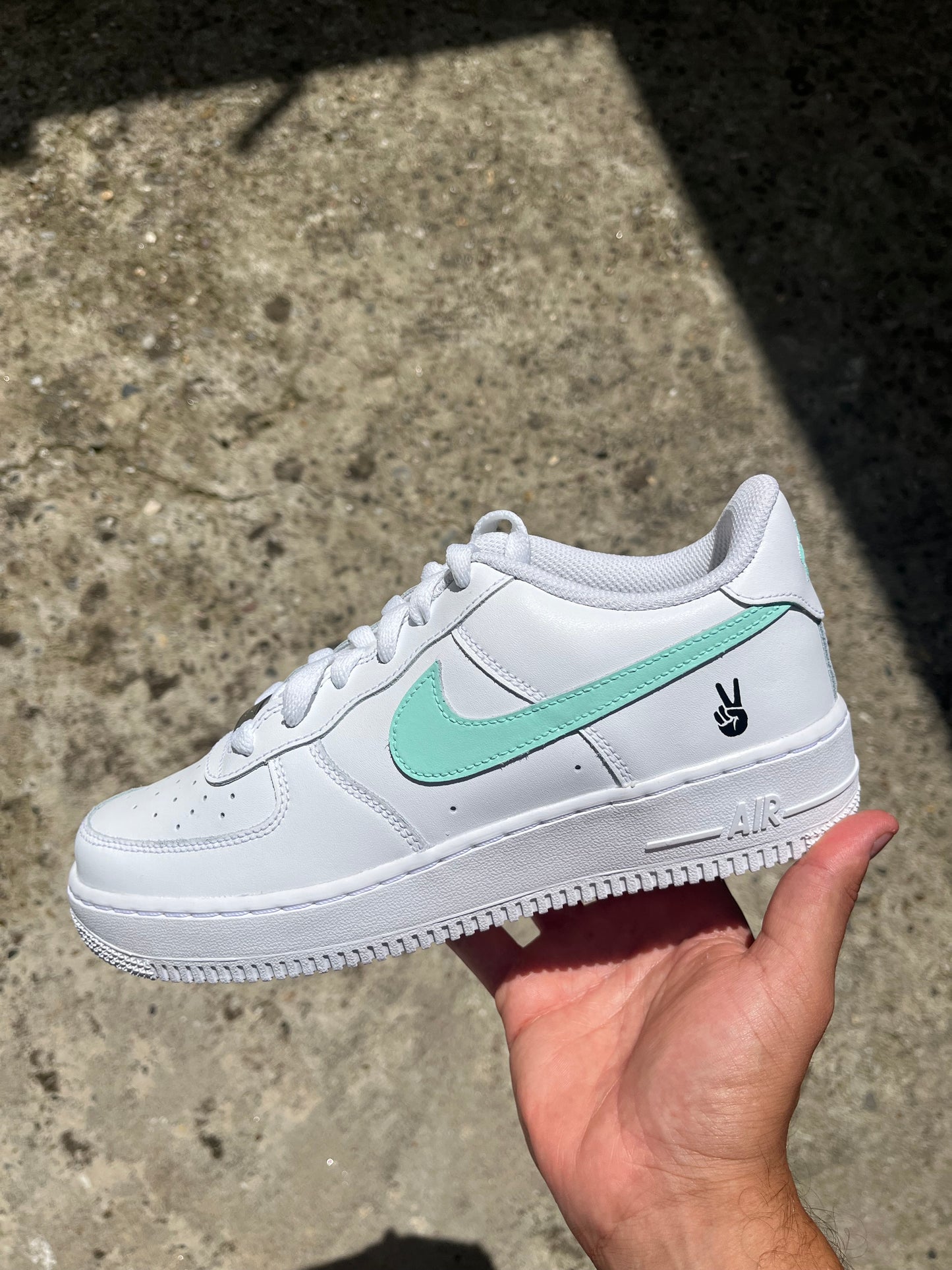 Nike painted swoosh + logo/Emoji/word etc.