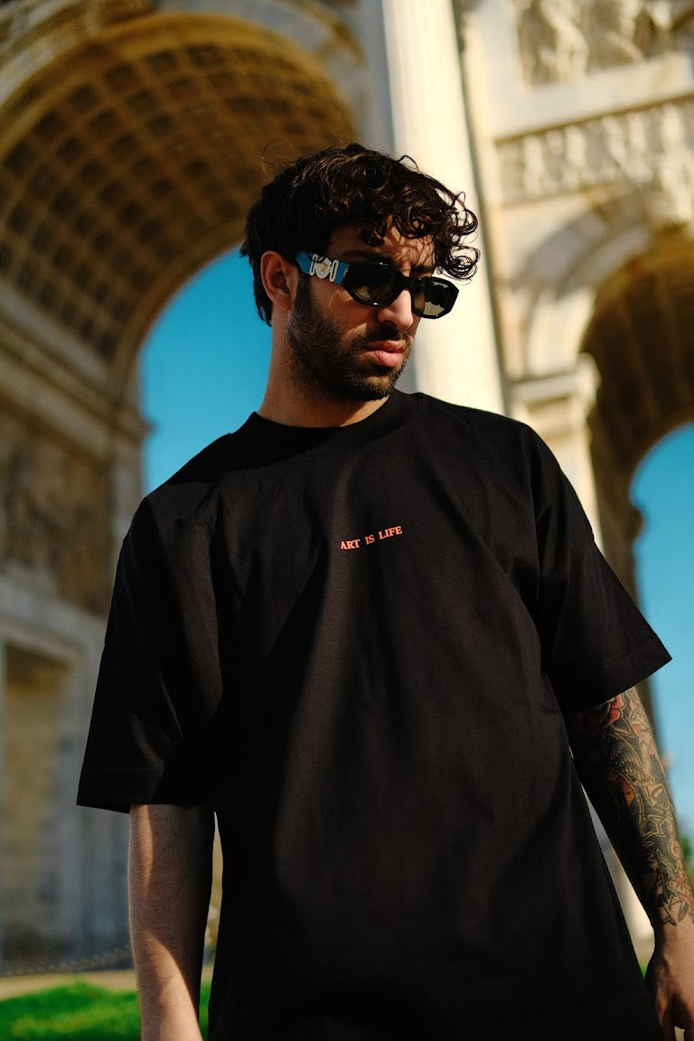 "Art creates conversation" Black