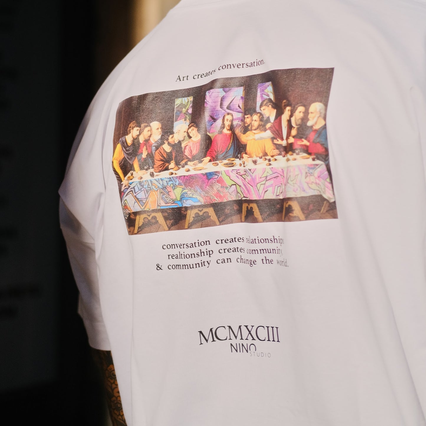 "ART CREATES CONVERSATION"